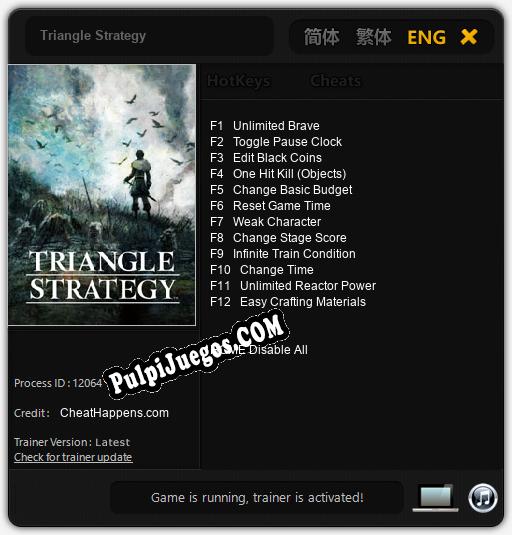 Triangle Strategy: Trainer +12 [v1.2]