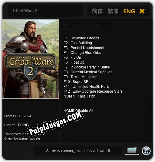 Tribal Wars 2: Treinador (V1.0.42)