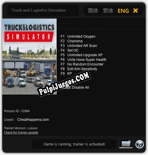 Truck and Logistics Simulator: Cheats, Trainer +9 [CheatHappens.com]