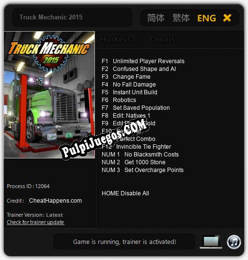 Truck Mechanic 2015: Cheats, Trainer +15 [CheatHappens.com]