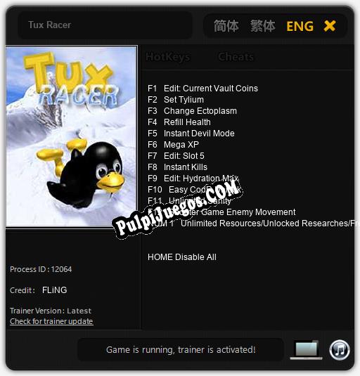 Tux Racer: Cheats, Trainer +13 [FLiNG]