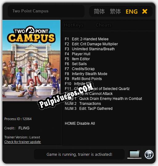 Entrenador liberado a Two Point Campus [v1.0.6]