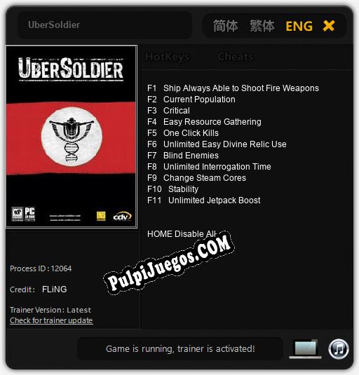 UberSoldier: Treinador (V1.0.1)