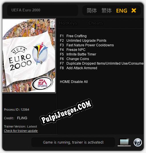 Entrenador liberado a UEFA Euro 2000 [v1.0.9]