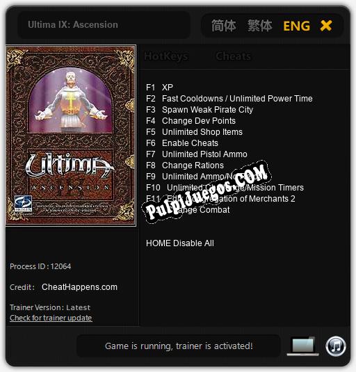 Ultima IX: Ascension: Cheats, Trainer +12 [CheatHappens.com]