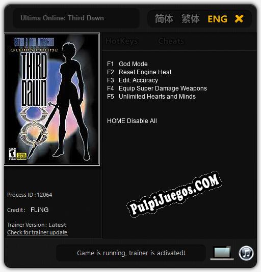 Ultima Online: Third Dawn: Cheats, Trainer +5 [FLiNG]