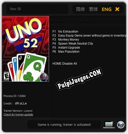 Uno 52: Treinador (V1.0.85)