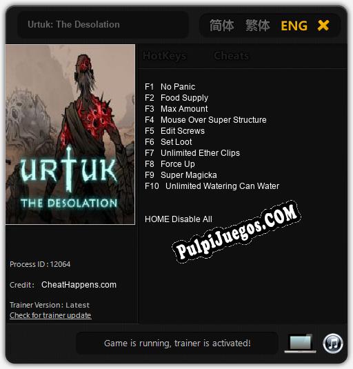 Urtuk: The Desolation: Treinador (V1.0.47)