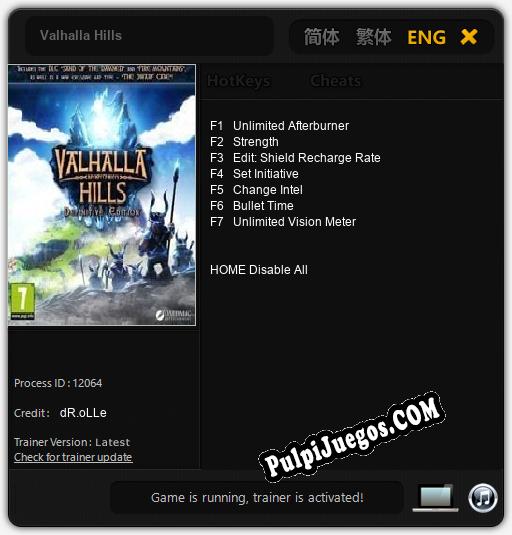 Valhalla Hills: Trainer +7 [v1.2]