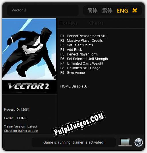 Vector 2: Treinador (V1.0.68)