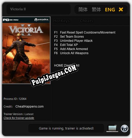 Victoria II: Cheats, Trainer +6 [CheatHappens.com]