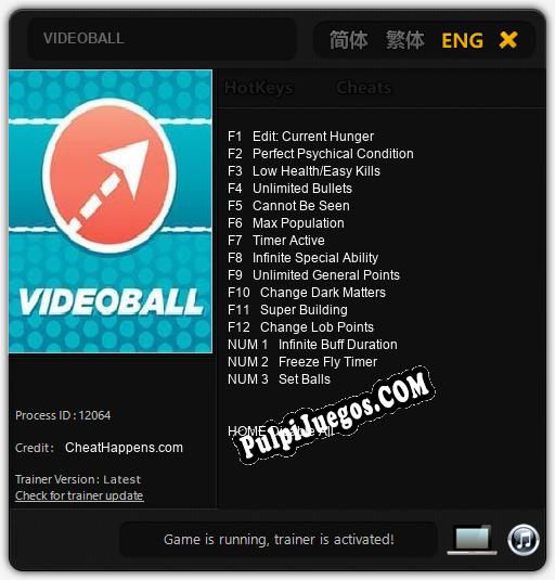 Entrenador liberado a VIDEOBALL [v1.0.1]