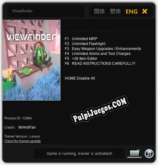 Viewfinder: Treinador (V1.0.51)