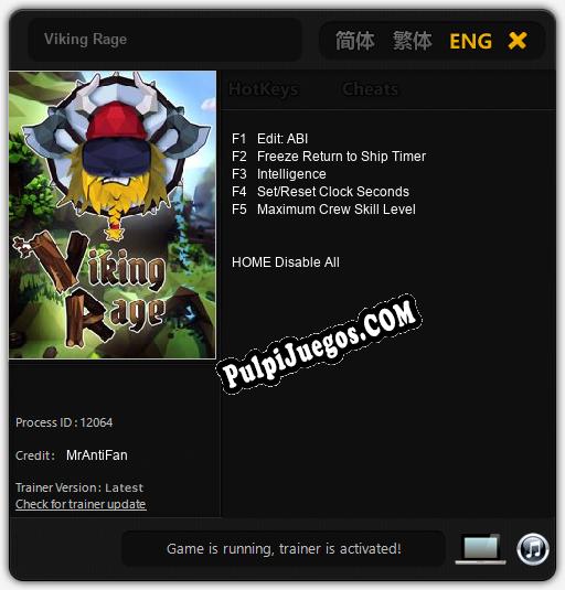 Entrenador liberado a Viking Rage [v1.0.6]