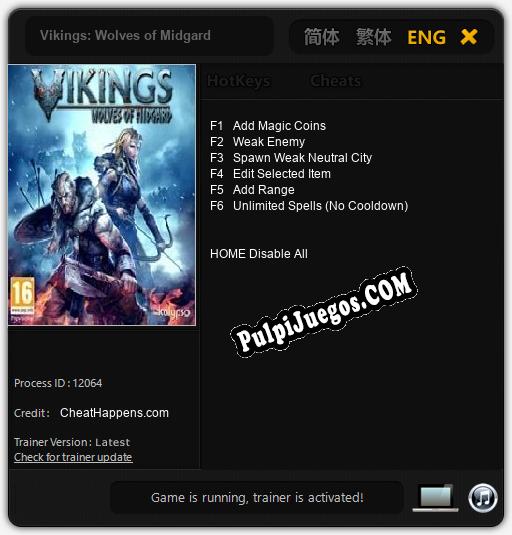 Vikings: Wolves of Midgard: Trainer +6 [v1.2]