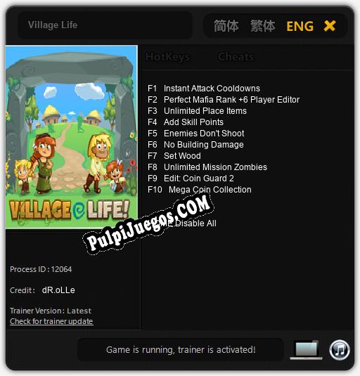 Entrenador liberado a Village Life [v1.0.6]