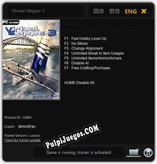 Virtual Skipper 3: Treinador (V1.0.44)