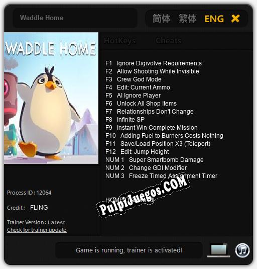 Waddle Home: Trainer +15 [v1.4]