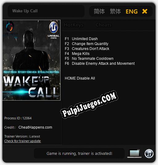 Wake Up Call: Treinador (V1.0.56)