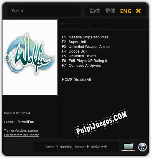 Wakfu: Cheats, Trainer +7 [MrAntiFan]