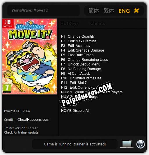 WarioWare: Move It!: Trainer +14 [v1.2]