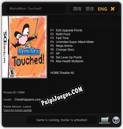 WarioWare: Touched!: Treinador (V1.0.45)