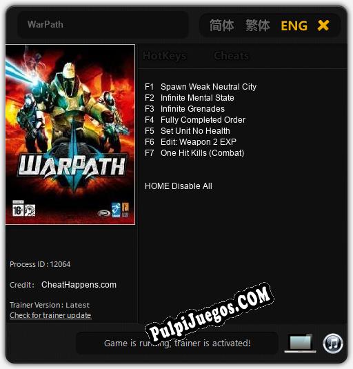 WarPath: Treinador (V1.0.13)