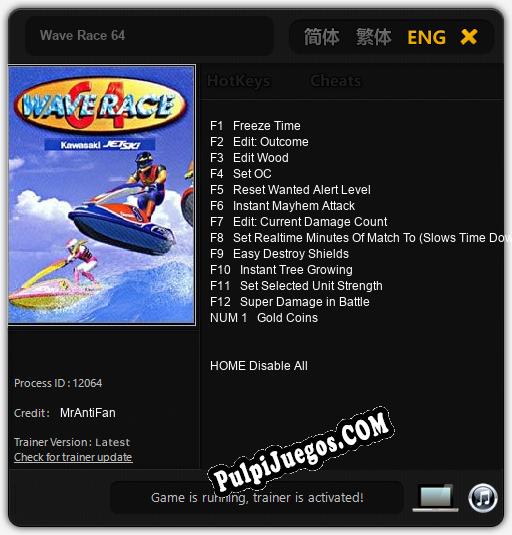 Wave Race 64: Trainer +13 [v1.3]