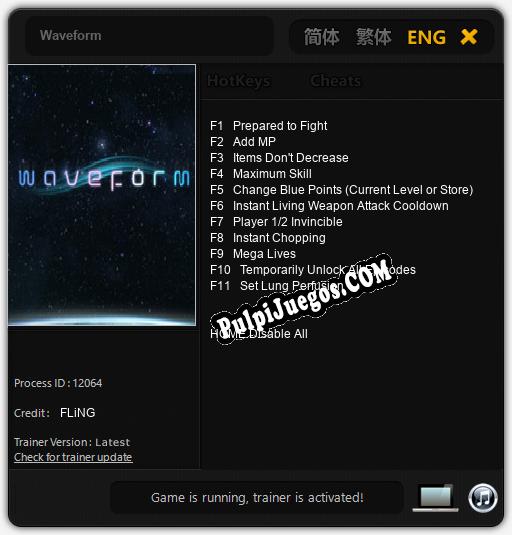 Entrenador liberado a Waveform [v1.0.3]