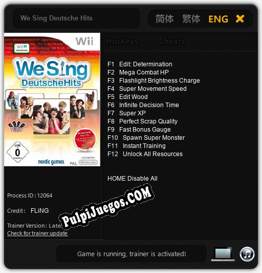 We Sing Deutsche Hits: Treinador (V1.0.98)