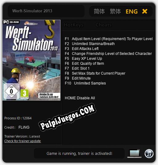 Werft-Simulator 2013: Treinador (V1.0.77)