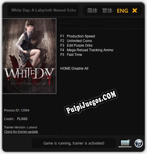 White Day: A Labyrinth Named School: Treinador (V1.0.64)