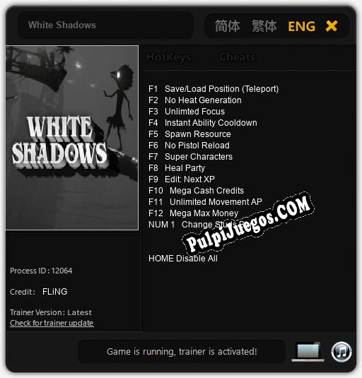 White Shadows: Treinador (V1.0.37)