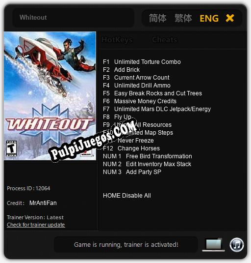 Whiteout: Cheats, Trainer +15 [MrAntiFan]