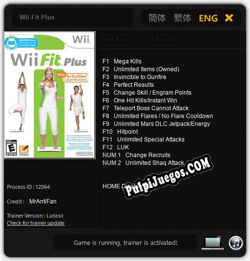 Wii Fit Plus: Trainer +14 [v1.7]