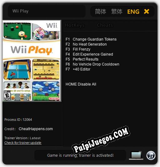 Entrenador liberado a Wii Play [v1.0.1]