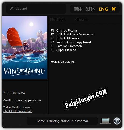 Windbound: Treinador (V1.0.78)