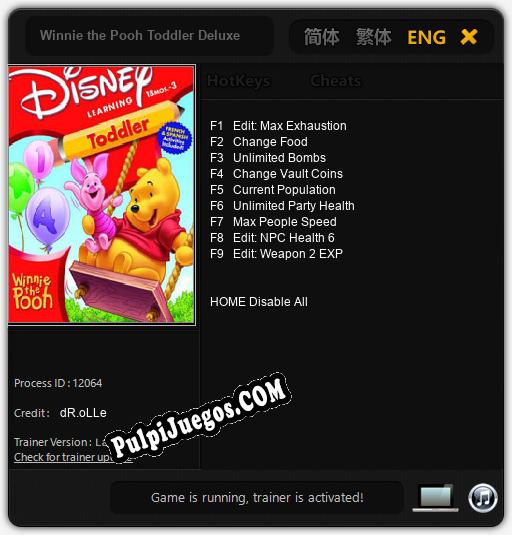 Winnie the Pooh Toddler Deluxe: Trainer +9 [v1.8]