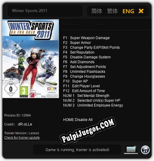 Winter Sports 2011: Treinador (V1.0.1)