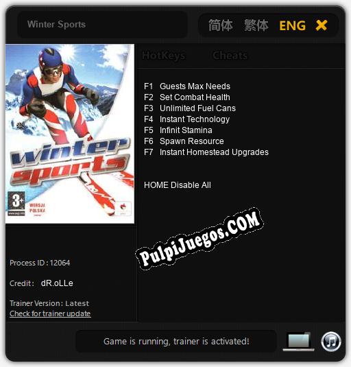 Entrenador liberado a Winter Sports [v1.0.3]