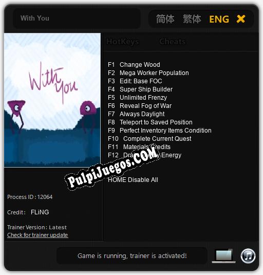 With You: Treinador (V1.0.79)