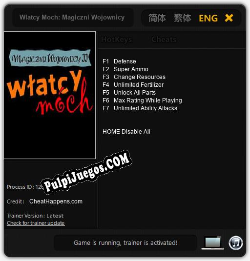 Wlatcy Moch: Magiczni Wojownicy: Treinador (V1.0.38)