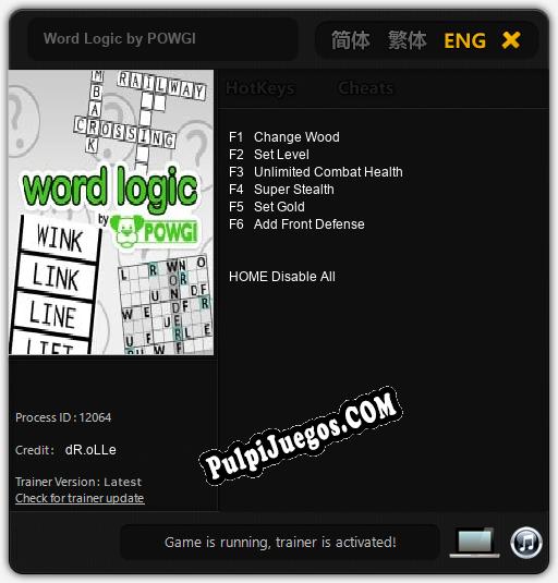 Word Logic by POWGI: Trainer +6 [v1.1]