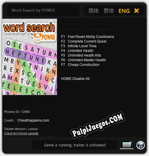 Word Search by POWGI: Trainer +7 [v1.4]