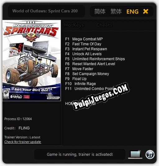 Entrenador liberado a World of Outlaws: Sprint Cars 2002 [v1.0.3]