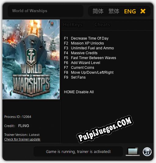 Entrenador liberado a World of Warships [v1.0.2]