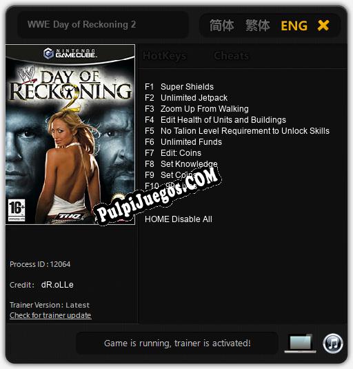 Entrenador liberado a WWE Day of Reckoning 2 [v1.0.2]