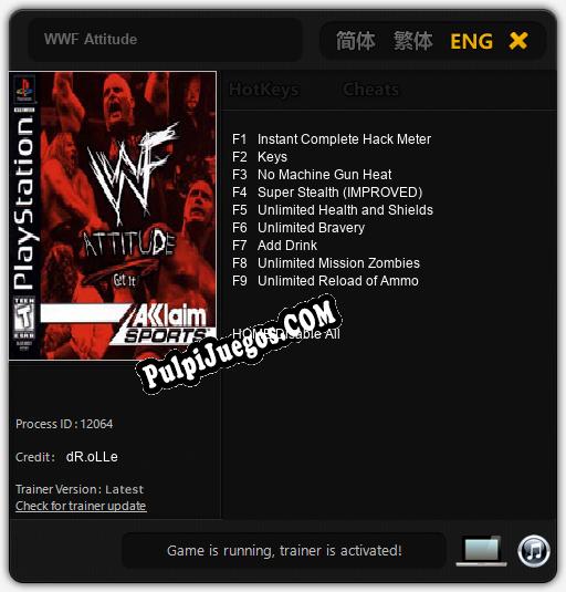 WWF Attitude: Treinador (V1.0.32)