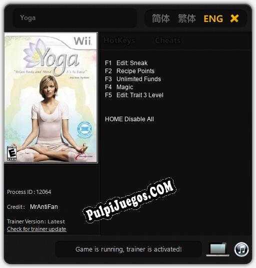 Yoga: Treinador (V1.0.34)