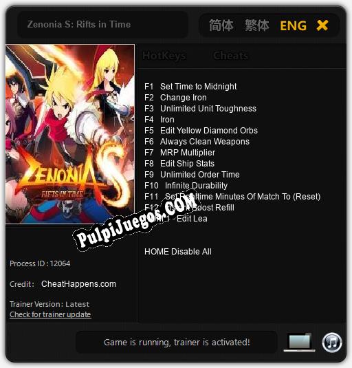 Entrenador liberado a Zenonia S: Rifts in Time [v1.0.5]